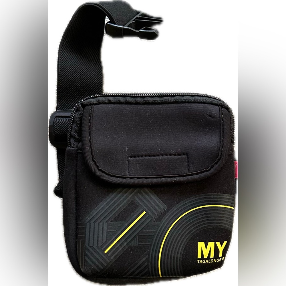 MY Tagalongs Neoprene Fanny Pack Hipster Pouch Bag Adjustable Elastic Belt Black